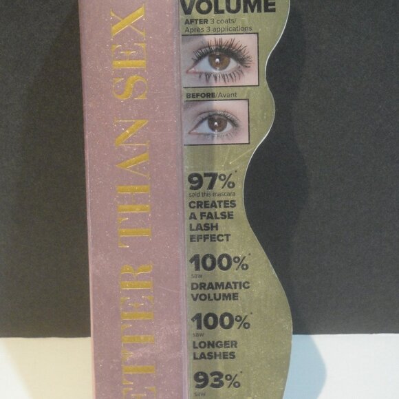 Too Faced Better Than Sex Mascara--New and unopened--BEST mascara EVER!!… - Picture 1 of 6